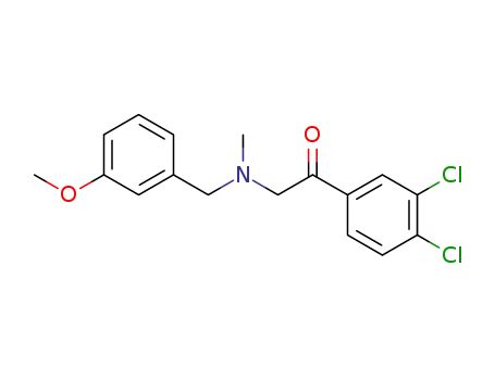 1-(3,4-dichlorophenyl)-2-((3-methoxybenzyl)(methyl)amino)ethanone